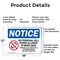 Signmission Cell Phone Use In Designated Area Only, 18 in W x Rectangle, Aluminum OS-2PACK-NS-A-1218-L-15316 - alternate 2